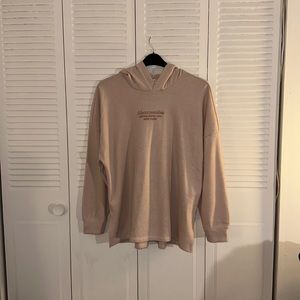 Abercrombie & Fitch Soft AF Sweater/Hoodie in Pink Size X-Large